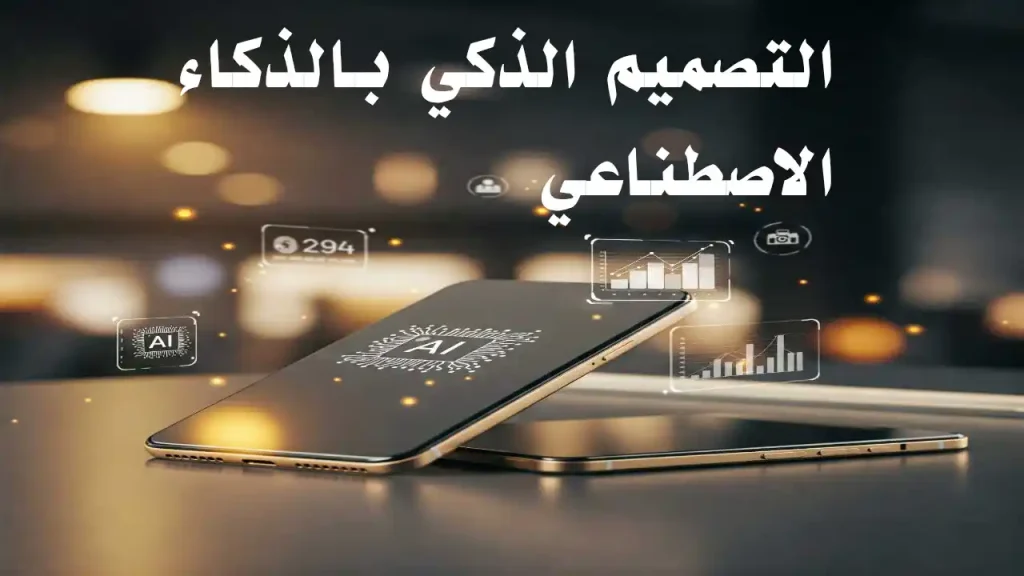 التصميم الذكي بالذكاء الاصطناعي - منتجات تقنية مخصصة وفائقة الكفاءة | Info All Tec روبوت يصمم منتجًا تكنولوجيًا مخصصًا باستخدام واجهة ذكية