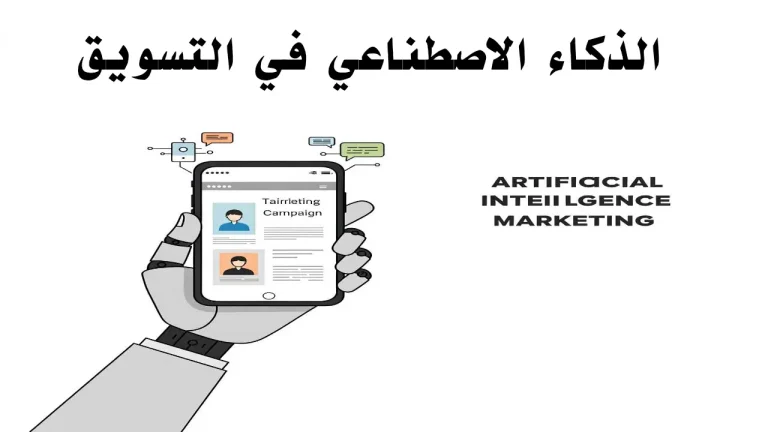واجهة لوحة تحكم لحملات تسويقية مدعومة بالذكاء الاصطناعي