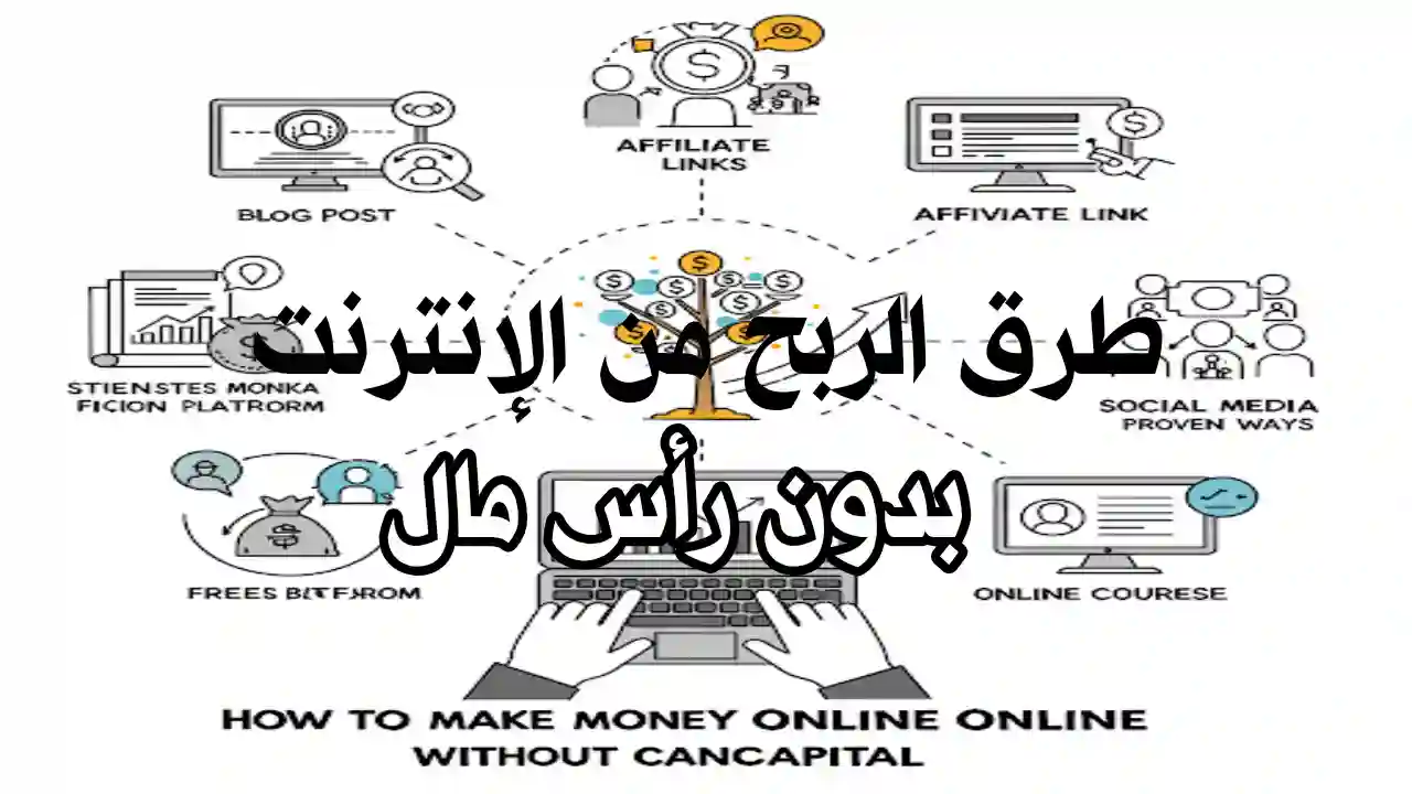 الربح من الإنترنت بدون رأس مال – 7 طرق سهلة ومجربة