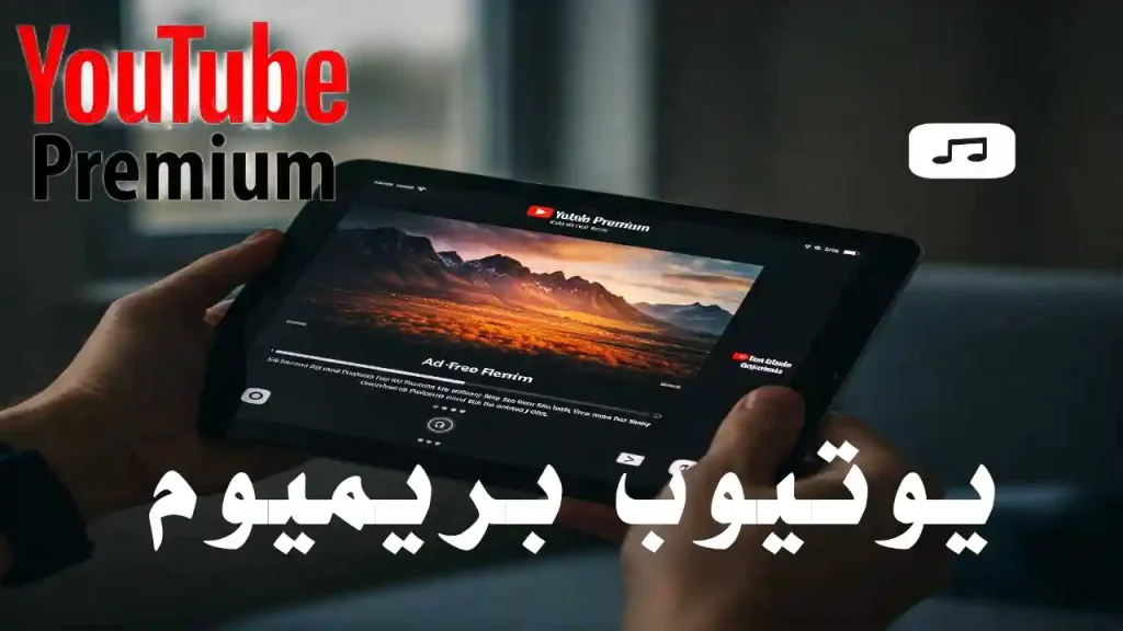 واجهة YouTube Premium تعرض مميزاته مثل عدم وجود إعلانات