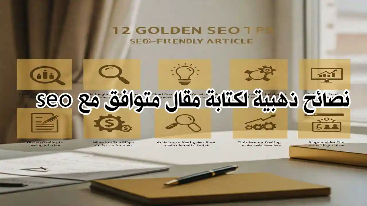 محرر نصوص مفتوح على مقال سيو يحتوي على كلمات مفتاحية بارزة