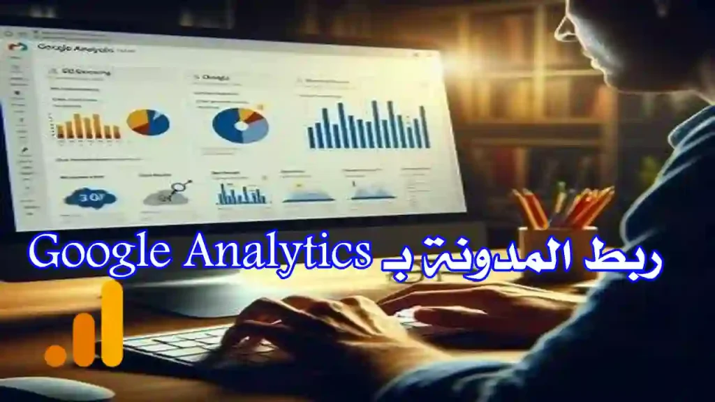 لوحة تحكم Google Analytics تُظهر بيانات زيارات المدونة