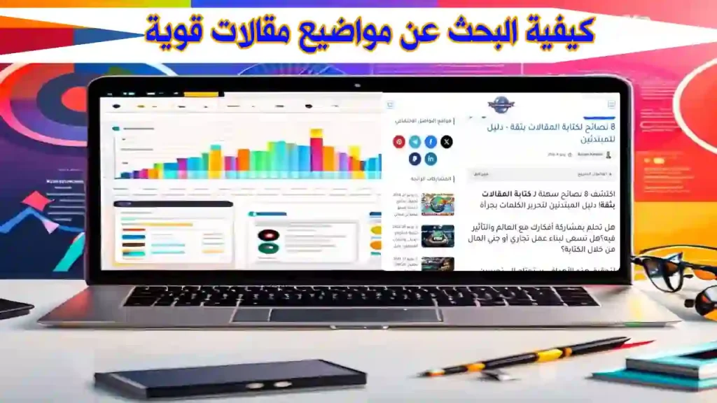 قائمة أفكار مقالات بناءً على بيانات البحث والكلمات المفتاحية