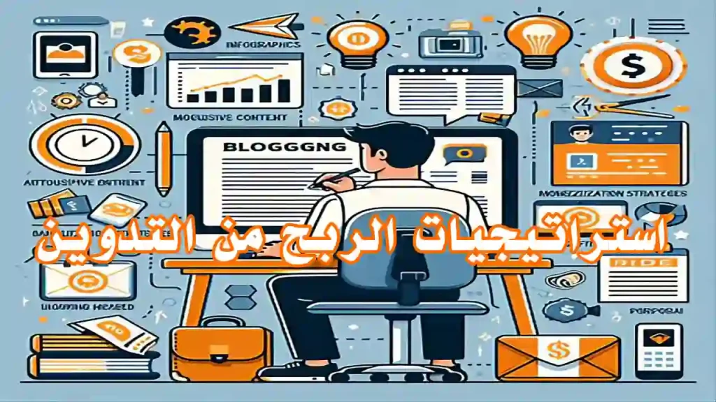ربح المال من التدوين - 9 استراتيجيات مجرّبة لتحقيق الدخل | Info All Tec كاتب مدونة يحقق أرباحًا من الإعلانات والتسويق بالعمولة