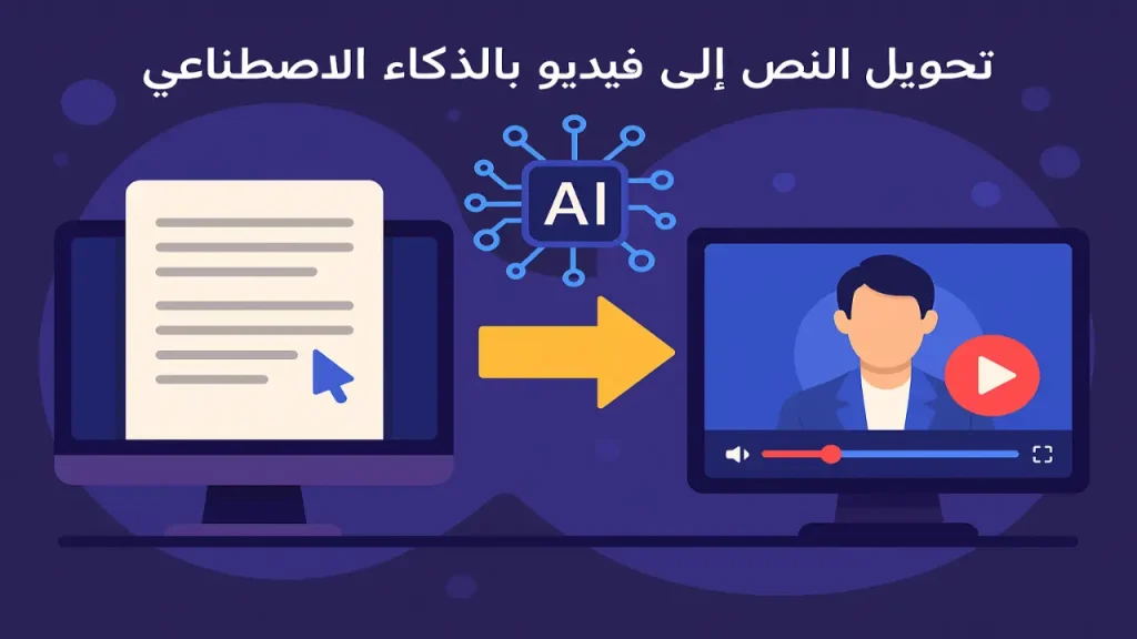 تحويل النص إلى فيديو بالذكاء الاصطناعي