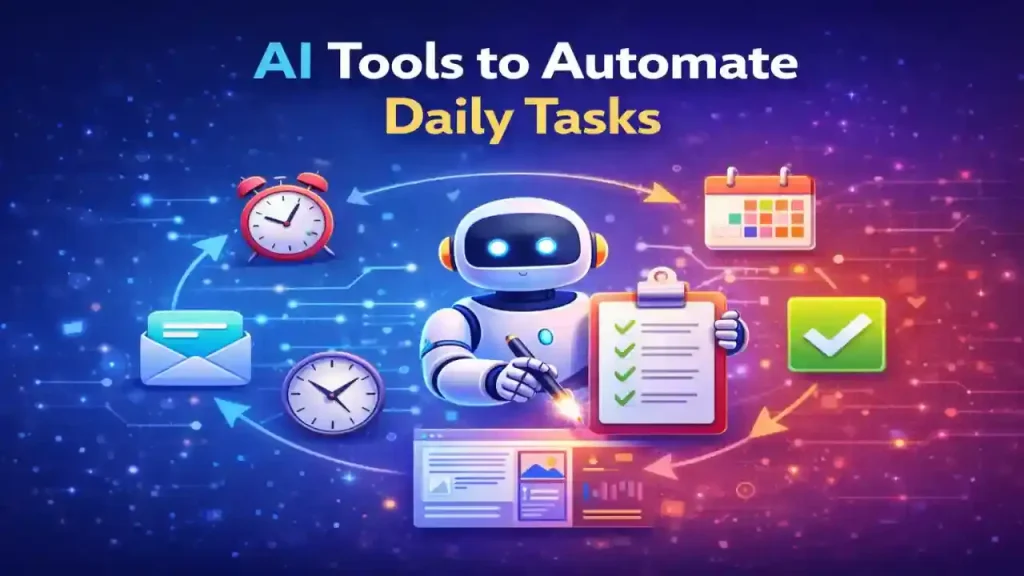 AI Tools to Automate Daily Tasks and Save Time | Info All Tec AI tools to automate daily tasks and improve workflow efficiency