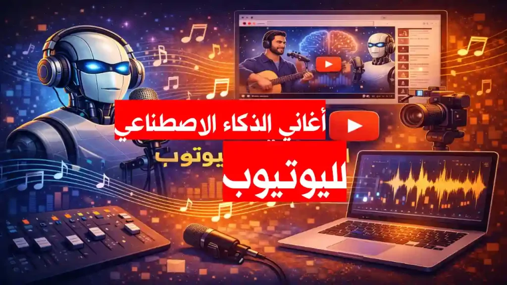 أغاني الذكاء الاصطناعي لليوتيوب لإنشاء محتوى موسيقي باستخدام أدوات AI وتوليد الصوت والموسيقى