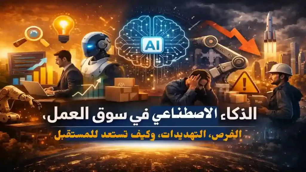 الذكاء الاصطناعي في سوق العمل: الفرص والتهديدات والاستعداد | Info All Tec الذكاء الاصطناعي في سوق العمل يوضح الفرص والتهديدات وتأثير الأتمتة على الوظائف وكيف يستعد الموظفون لمستقبل العمل
