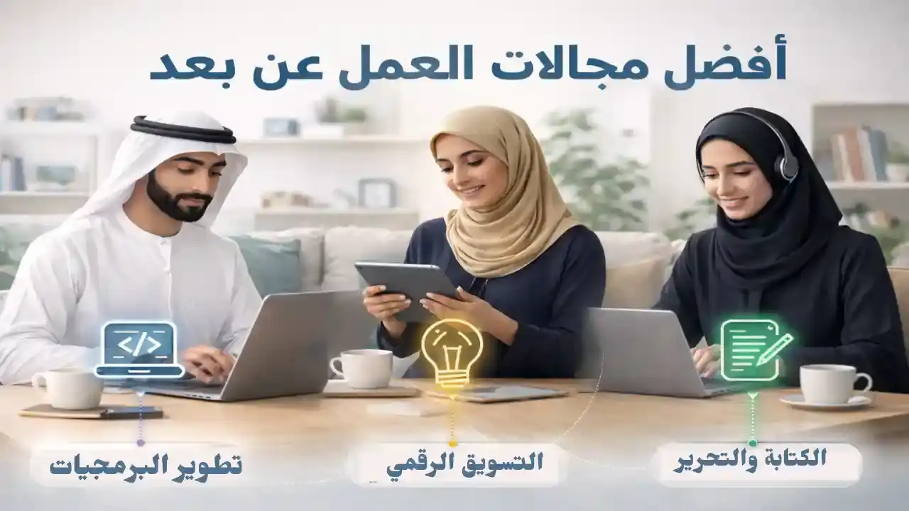 أفضل مجالات العمل عن بُعد في العالم العربي اليوم - Info All Tec