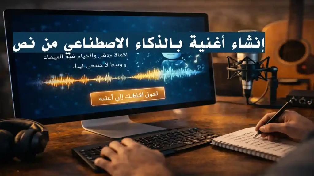 إنشاء أغنية بالذكاء الاصطناعي من نص مكتوب وتحويل الكلمات إلى موسيقى
