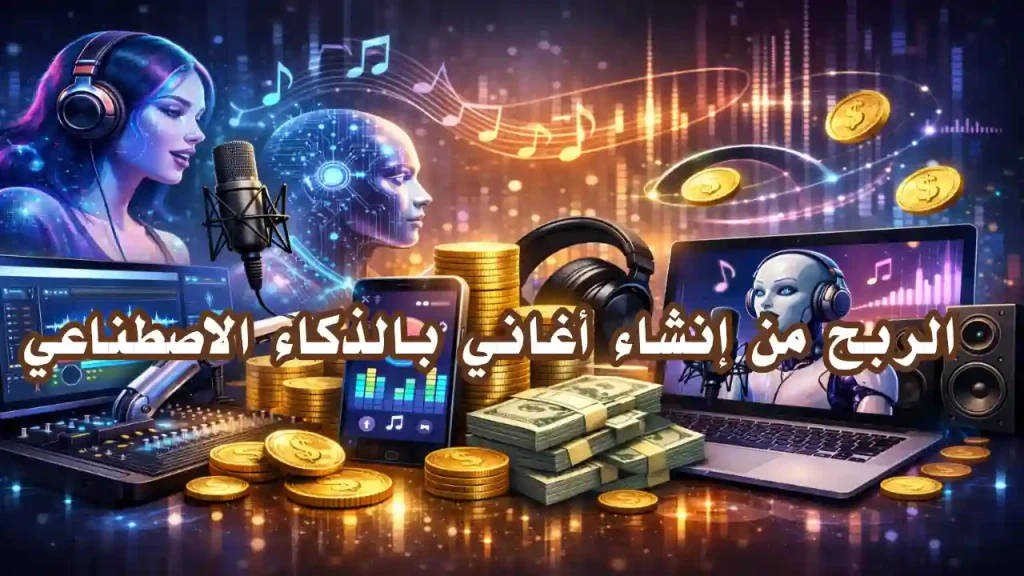 الربح من إنشاء أغاني بالذكاء الاصطناعي وتحقيق دخل من الموسيقى الرقمية