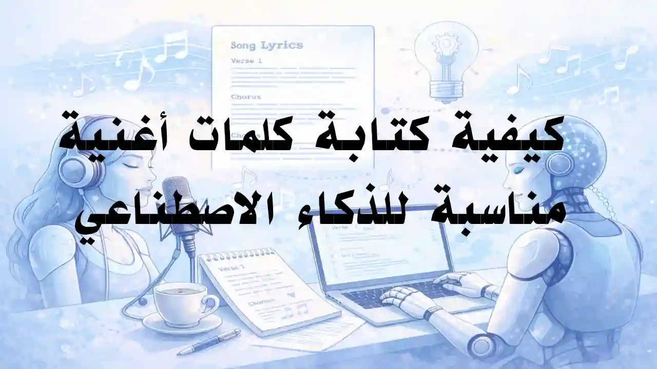 كيفية كتابة كلمات أغنية مناسبة للذكاء الاصطناعي بسهولة | Info All Tec كيفية كتابة كلمات أغنية مناسبة للذكاء الاصطناعي بسهولة مع تنظيم القافية والأسلوب الغنائي
