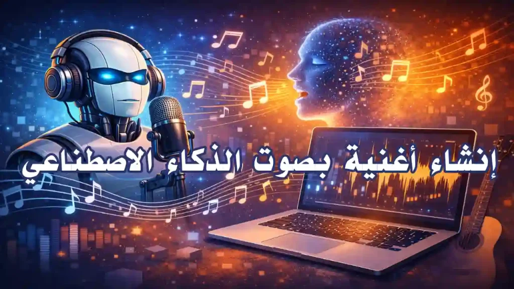 إنشاء أغنية بصوت الذكاء الاصطناعي باستخدام تقنيات توليد الصوت والموسيقى بالذكاء الاصطناعي